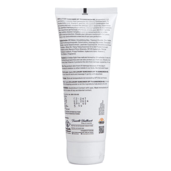 SUNCONOR Sunscreen Gel SPF 75++ - Image 3